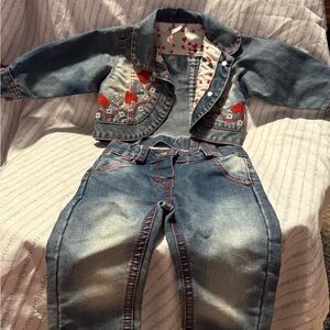 Kids Denim Jacket and Jeans Set